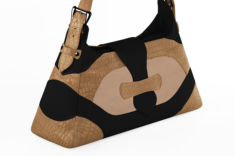 Handcrafted women's luxurious elegant handbag in premium camel beige, biscuit beige and matt black leather. Perfect for elevated everyday style.   
                Choose from our luxurious collections of leather and fabric to perfectly match your handbags to your outfits.